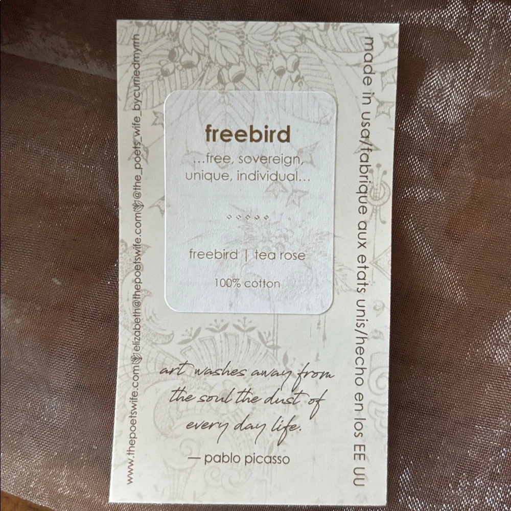 NWT Free People Curried Myrrh Tea Rose Freebird Headband